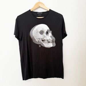 Alexander McQueen Black Skull T-Shirt Unisex Size Small
